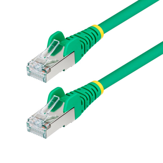 StarTech 25ft Cat6a Snagless Ethernet Cable, S/FTP, 100W PoE++, LSZH, Green