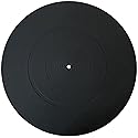 Deco Gear Audiophile 12-Inch Silicone Rubber Turntable Platter | Universal for All Vinyl LP Record Players - Anti-Static Slipmat | Improves Sound