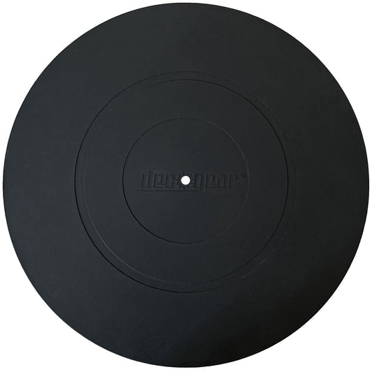 Deco Gear Audiophile 12-Inch Silicone Rubber Turntable Platter | Universal for All Vinyl LP Record Players - Anti-Static Slipmat | Improves Sound