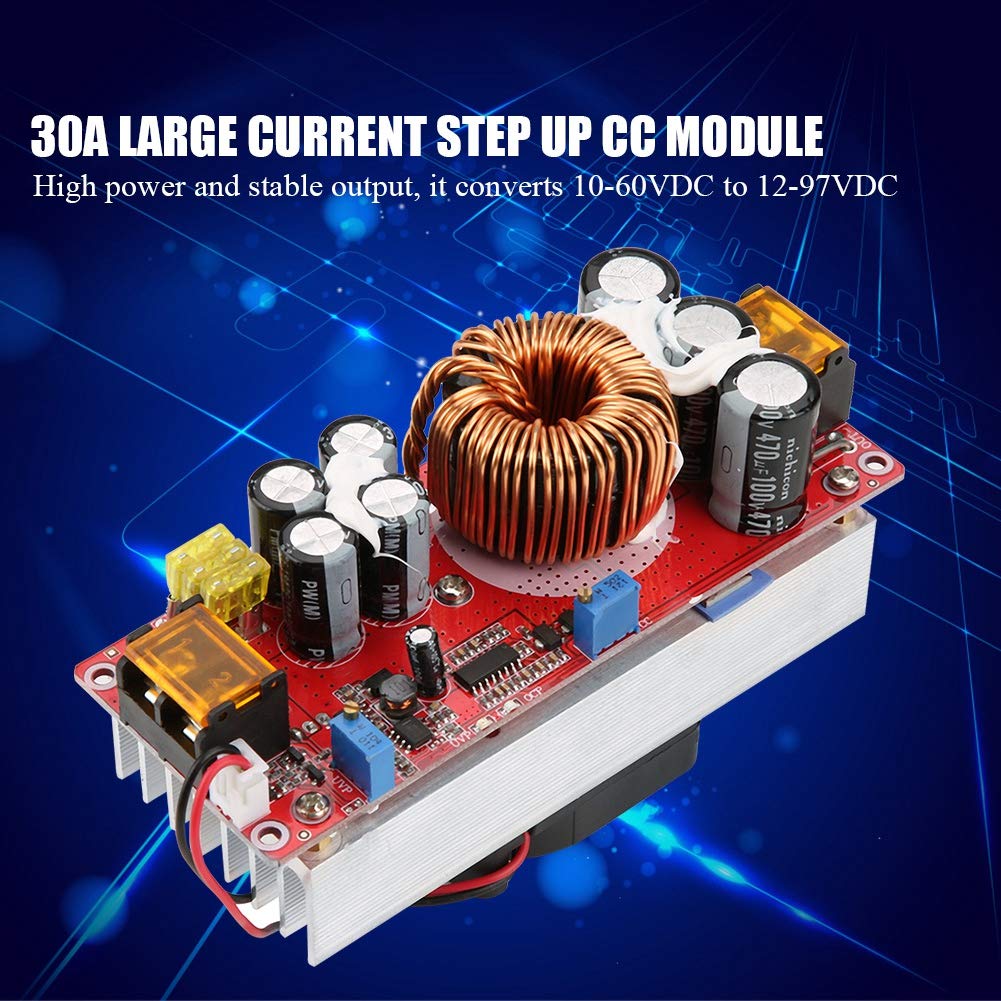 Step Up Converter, DC Voltage Regulator 10-60V to 12-97V Boost Converter Module