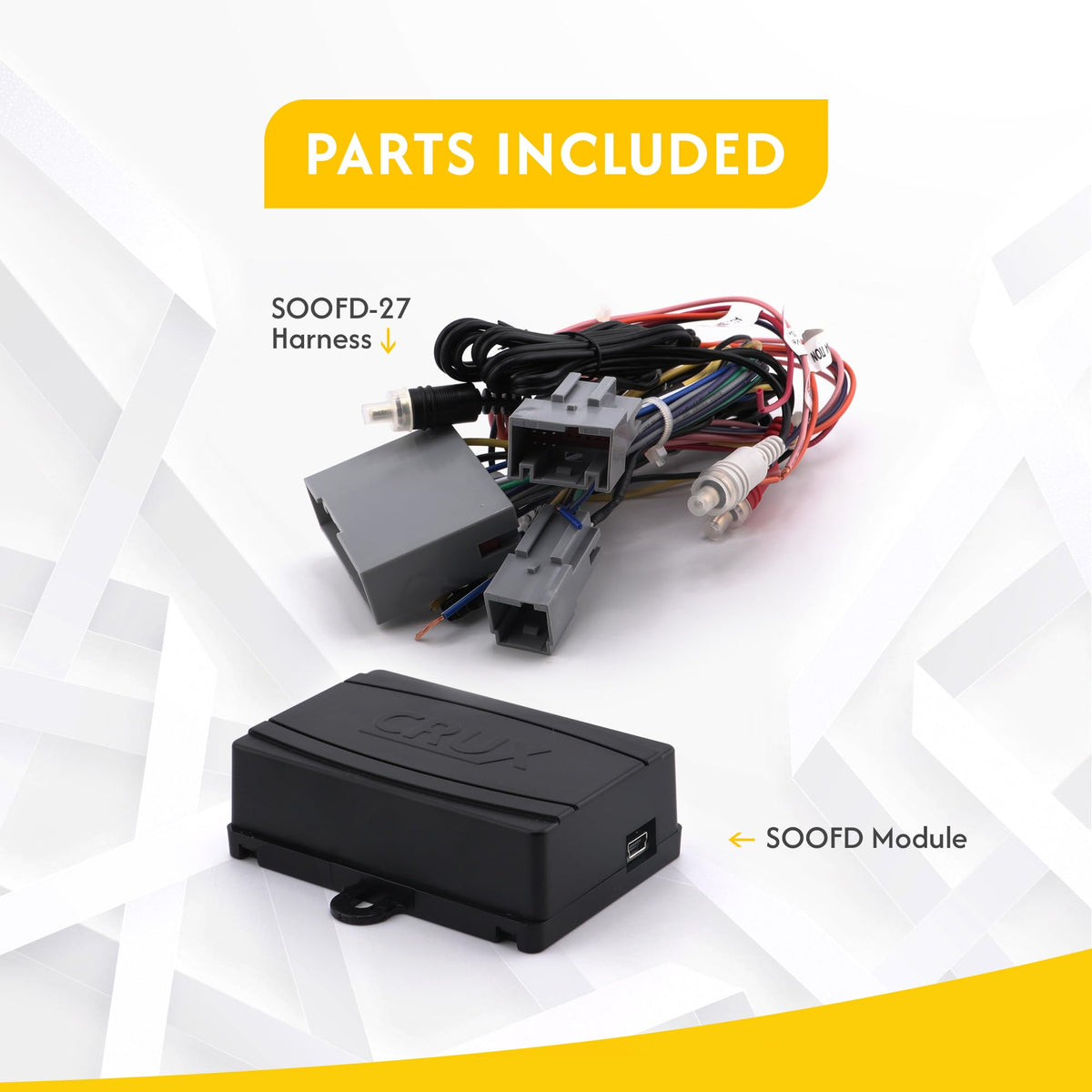 CRUX SOOFD-27 Radio Replacement Interface for Select Ford/Mercury/Lincoln Vehicles, Black