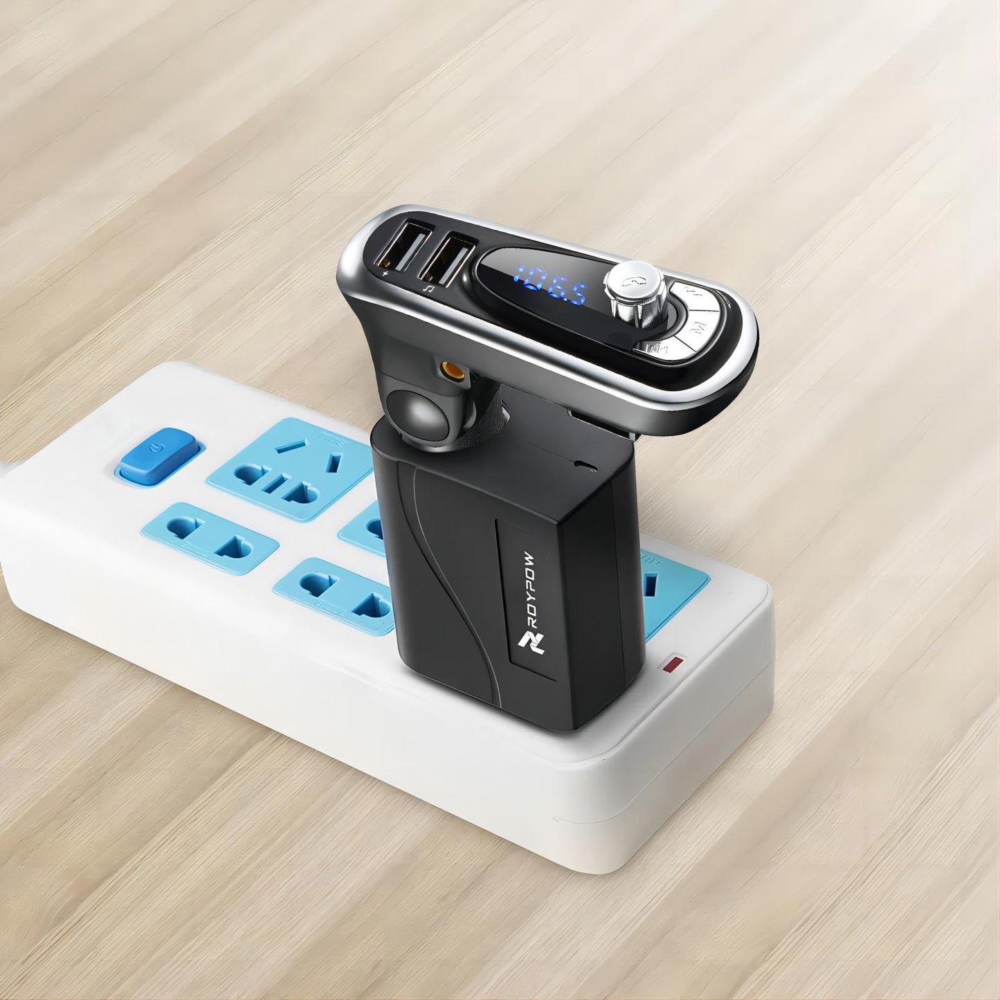 RoyPow AC to DC Converter 24W 2A – 110V/120V to 12V Power Supply Adapter with Car Cigarette Lighter Socket (Not for Pump/Inflator)