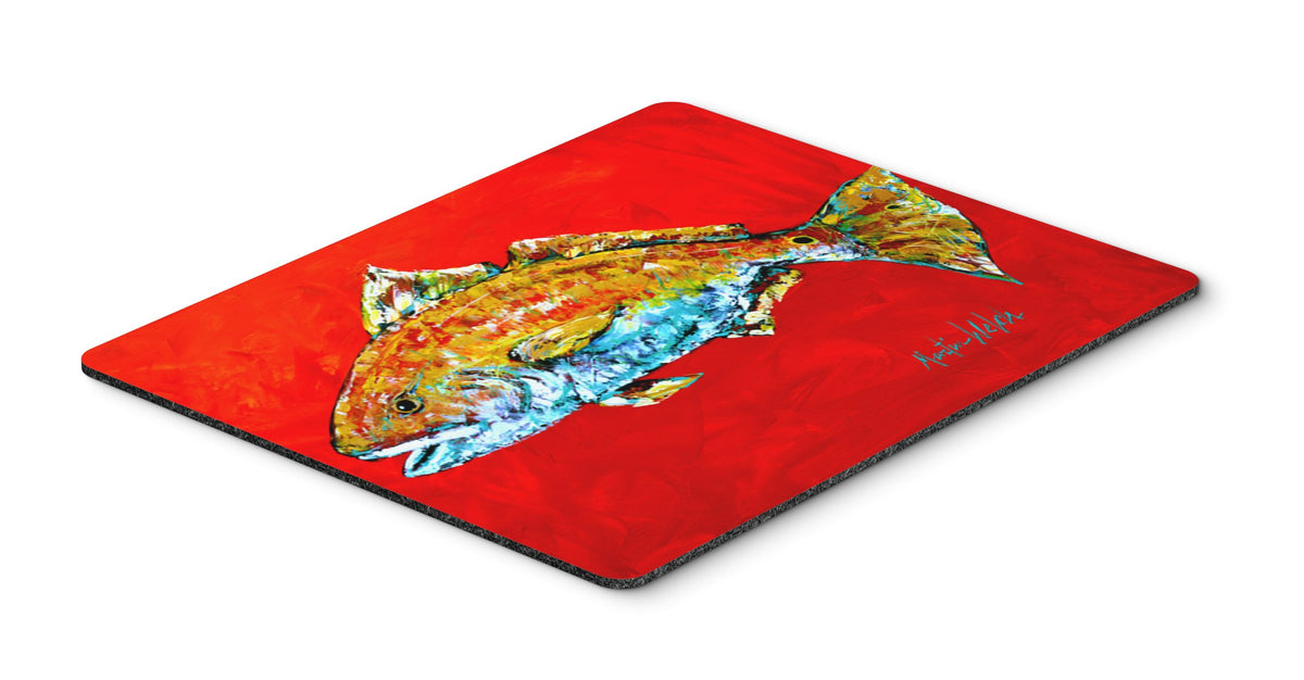 Caroline's Treasures MW1111MP "Fish - Red Fish Red Head Mouse Pad, Hot Pad or Trivet" for Home Office Gaming Working Computers Laptop Mouse