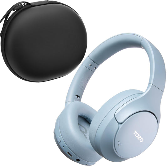 TOZO HT3 Hybrid Noise Cancelling Wireless Headphones, 90H Over Ear Headset