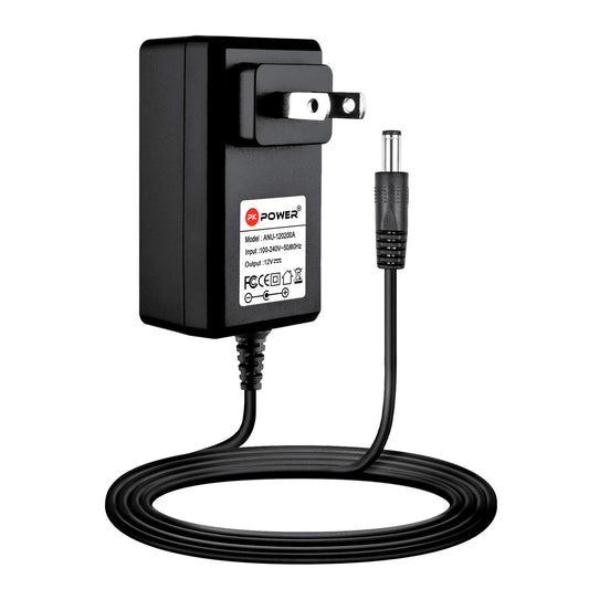PKPOWER 12V AC Adapter Power Supply with 2M Cord, Center Positive, for 3.5" External Hard Drive Enclosure Docking Station, NAS RAID Cabinet…