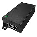 POE60 60W Gigabit Ultra PoE++ Injector, Up to 60W Ultra Power Supply, 10/100/1000Mbps Shielded RJ-45, IEEE 802.3af/802.3at /802.3btCompliant, Support