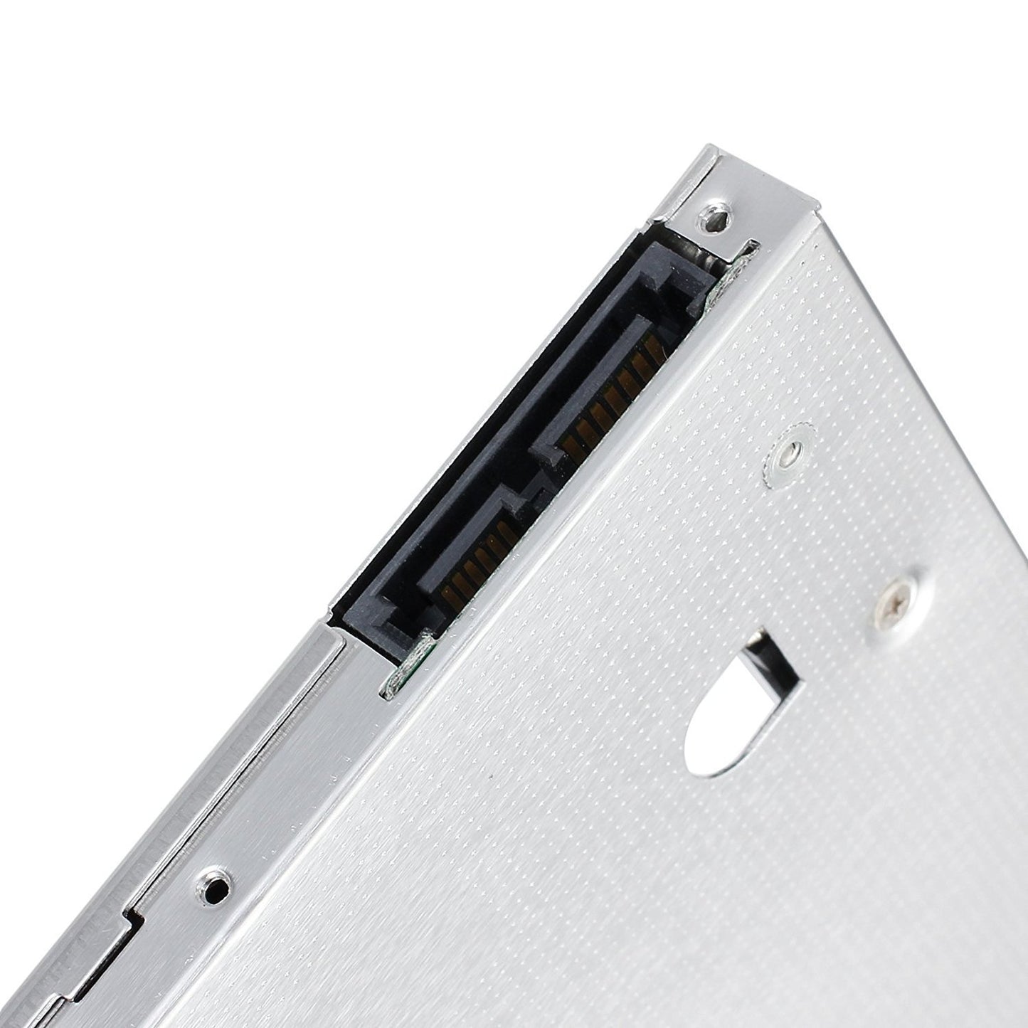 SDD Hard Drive Caddy Case,Universal 9.5mm SATA to SATA 2nd SSD HDD Hard Drive Caddy Adapter Tray Case for DELL HP Lenovo ThinkPad ACER Gateway ASUS