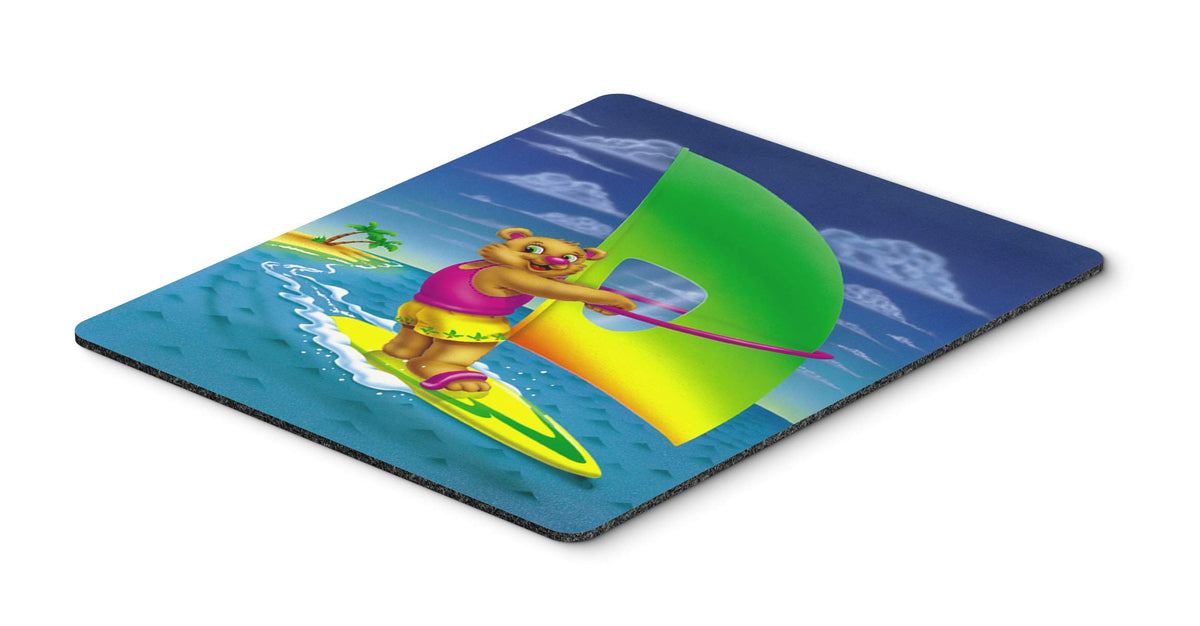Caroline's Treasures APH0416MP Teddy Bear Sailing Mouse Pad, Hot Pad or Trivet for Home Office Gaming Working Computers Laptop Mouse Mat,Washable