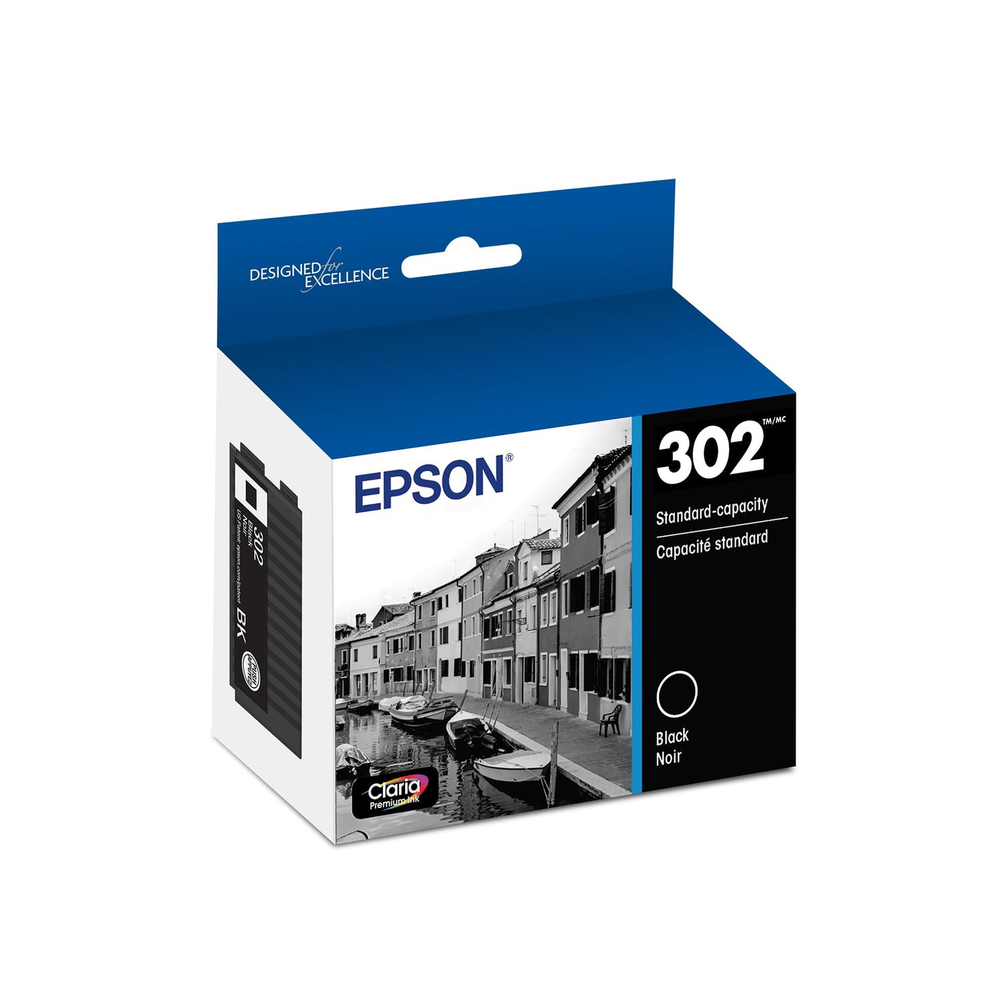 EPSON 302 Claria Premium Ink Standard Capacity (T302020-S) Works with Expression XP-6000, 6100