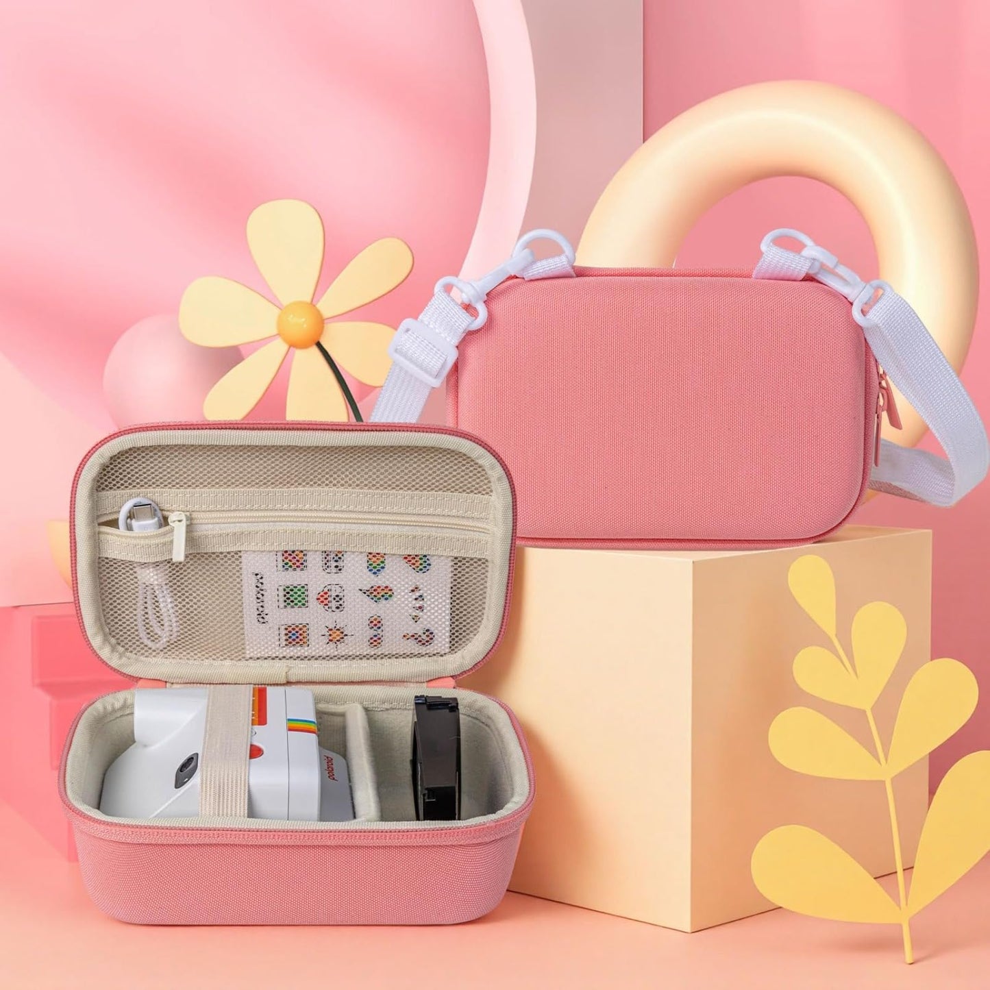 CltrCr Camera Bag Crossbody Compatible with Polaroid Go (9035/9071/9070) / Polaroid Go Generation 2 - Mini Instant Film Camera(9147/9096/9098/9097)