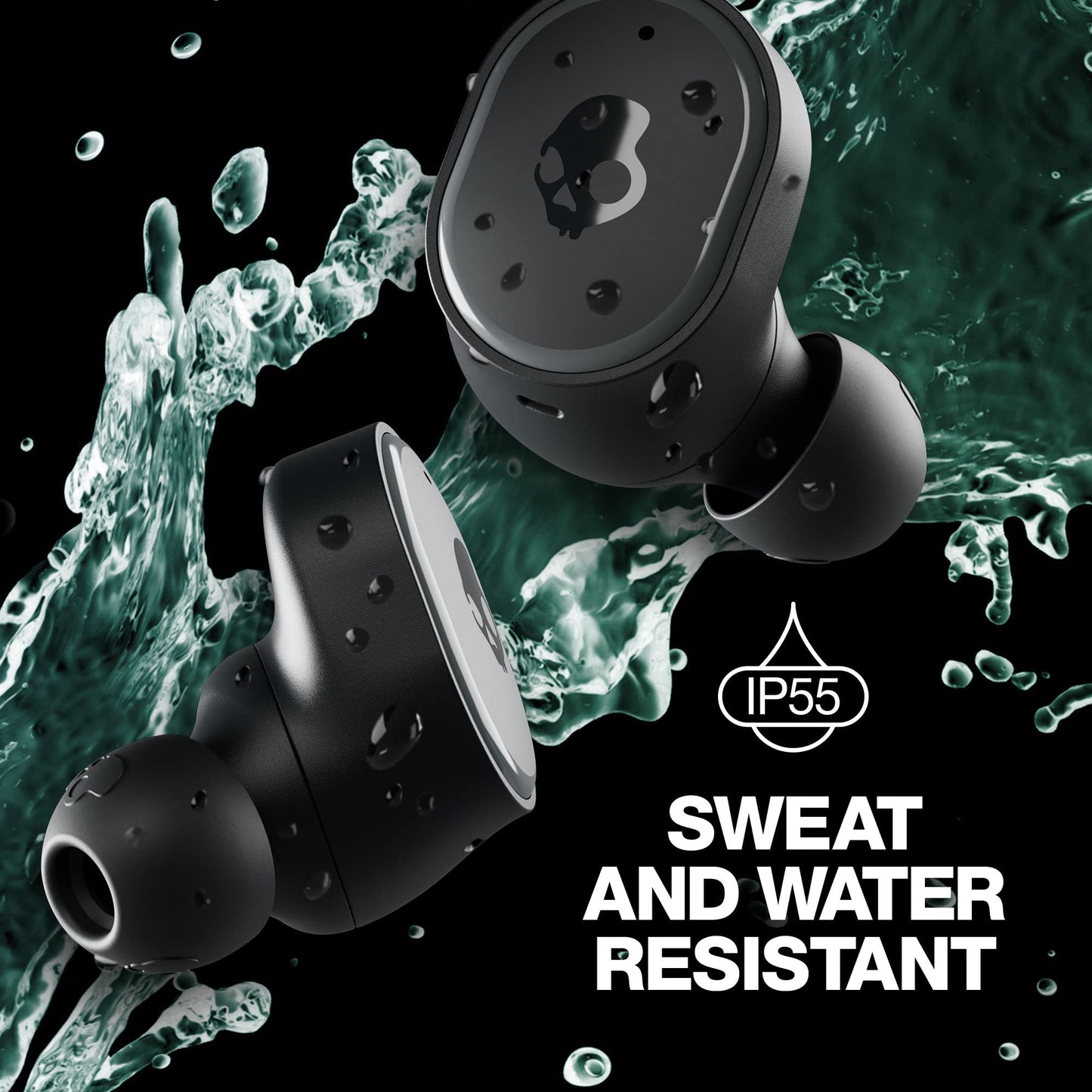 Skullcandy Sesh ANC Wireless Earbuds, Bluetooth Headphones, Noise Cancelling, Up to 46 Hours Battery with Charging Case, Sweat and Water Resistant