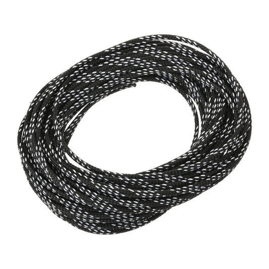 Othmro 32.8ft Length PET Flexible Expandable Braided Cable Sleeves 0.16in Width Wire Loom Sleeving and Organizer Flexible Wire Mesh Sleeves for TV