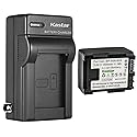 Kastar 1-Pack Battery and AC Wall Charger Replacement for Canon VIXIA HF10, VIXIA HF11, VIXIA HF20, VIXIA HF21, VIXIA HF100, VIXIA HF200, VIXIA HG30