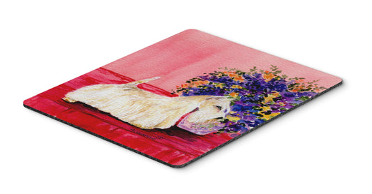 Caroline's Treasures SS8306MP "Scottish Terrier Mouse Pad, Hot Pad or Trivet" for Home Office Gaming Working Computers Laptop Mouse Mat,Washable Large