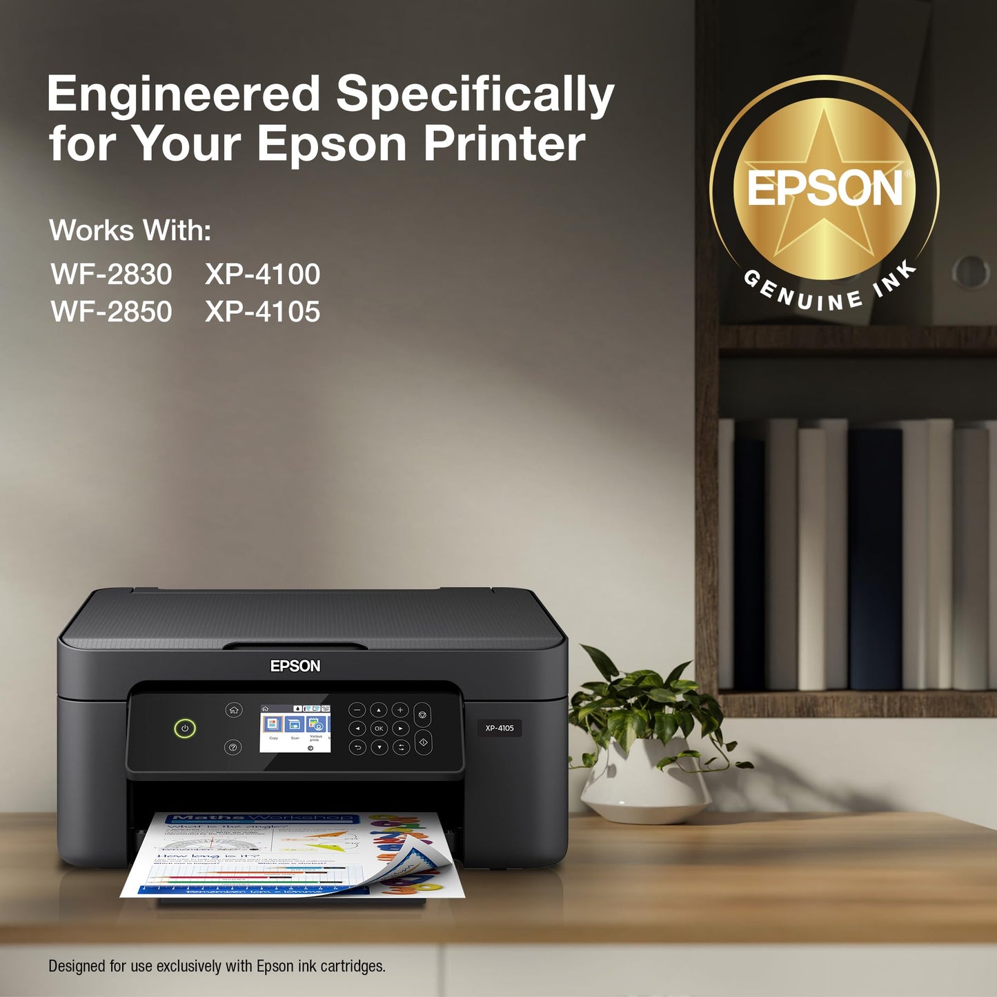 EPSON 212 Claria Ink Standard Capacity Black Cartridge (T212120-S) Works with WorkForce WF-2830, 2850 and Expression XP-4100, 4105