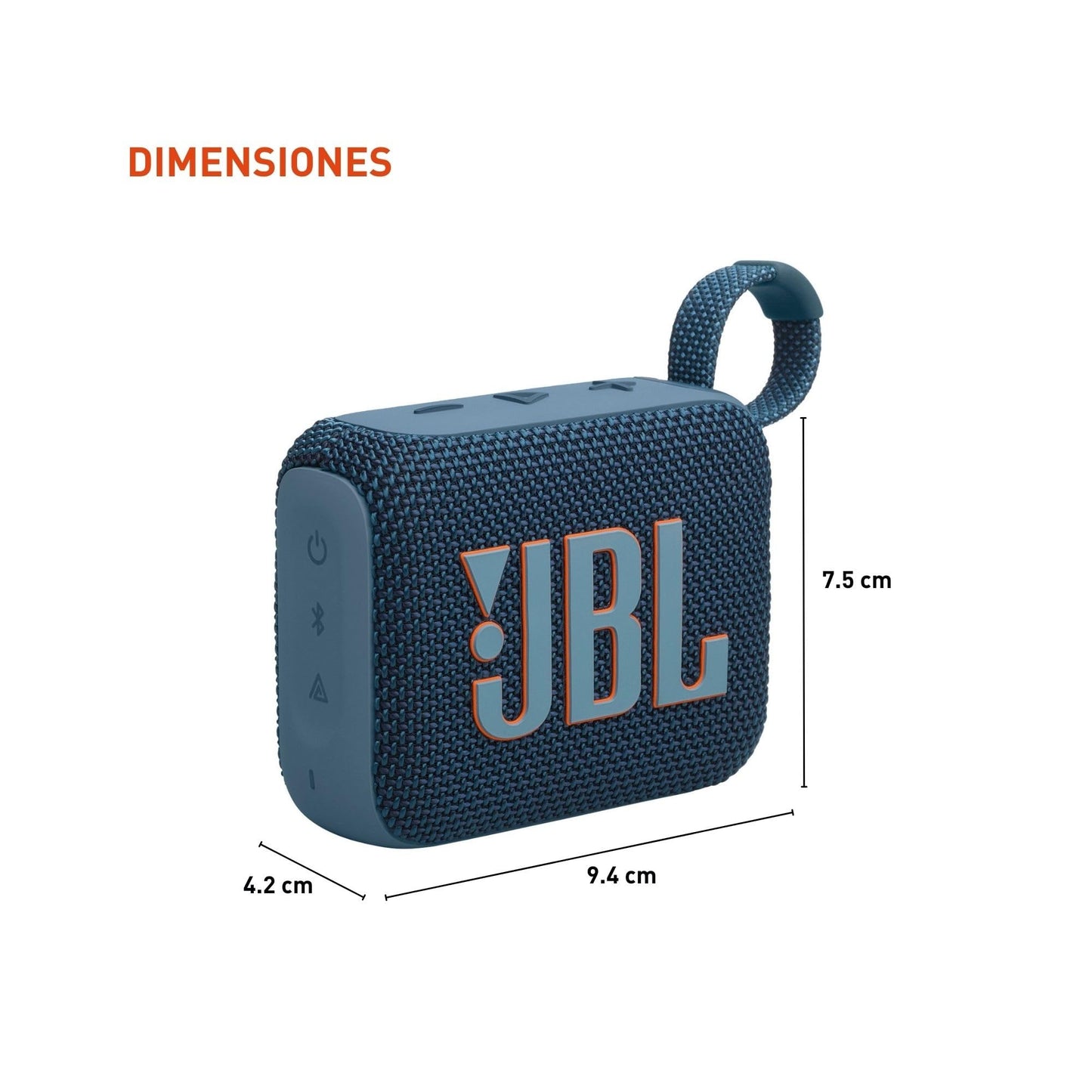 JBL Go 4 - Ultra-Portable, Waterproof and Dustproof Bluetooth Speaker, Big JBL Pro Sound with Punchy bass, 7-Hour Built-in Battery, Made in Part