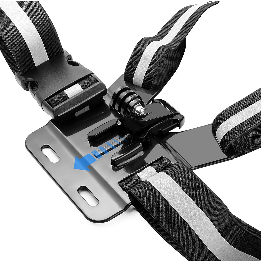 SOONSUN Chest Mount Strap Harness Chesty Mount Compatible with GoPro Hero 13, 12, 11, 10, 9, 8, 7, 6, 5, 4, 3, 2, 1, Session, Fusion, Max, AKASO