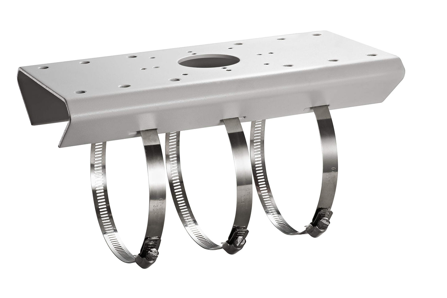 KENUCO PM DS-1275ZJ Universal Vertical Pole Mount Adapter for Most Wall Mounts Cameras PTZ (White- 2 PK)