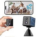 2026 Upgraded 4K Security Camera, 5GHz WiFi Indoor Camera, Free Cloud Storage, Home Security Camera with Night Vision, Motion Sensor, Long Battery