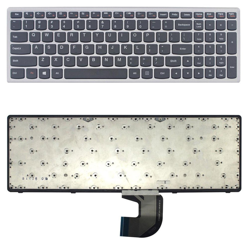New Laptop Keyboard Replacement for IBM Lenovo IdeaPad P500 Z500 Z500A Z500G P/N:25-206237 T6F1-US 25206237 PK130SY1F00 9Z.N8RSC.401 NSK-BF4SC US