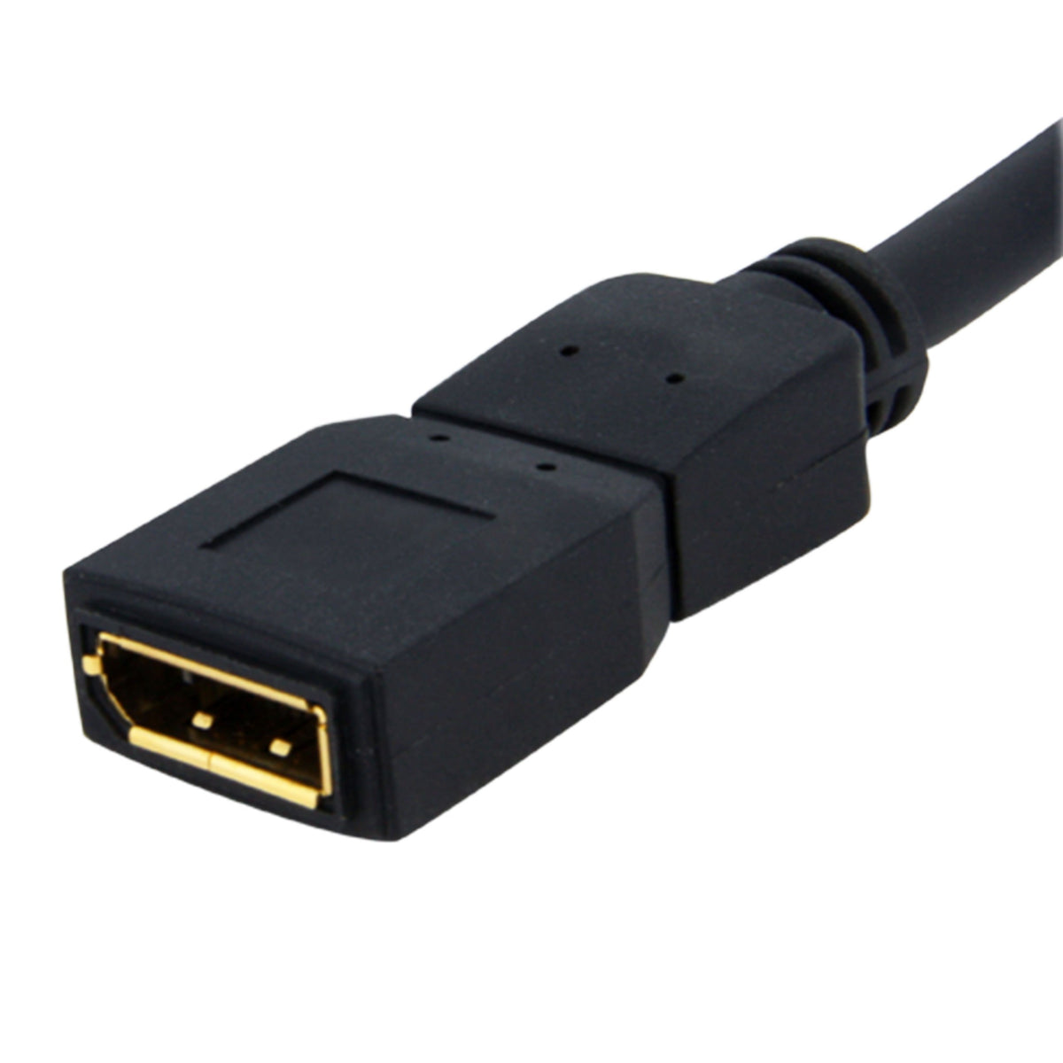 StarTech.com 6 ft DisplayPort Video Extension Cable - M/F - 6ft DP Cable - 6ft DisplayPort Cable (DPEXT6L),Black