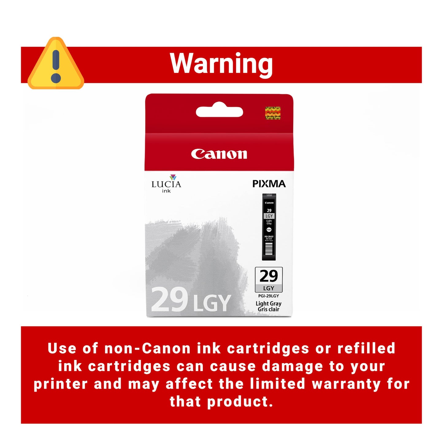 Canon PGI-29 Genuine Light Gray Ink Tank, Compatible with PIXMA PRO-1 Printers