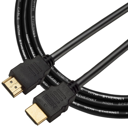 Bawofu HDMI to HDMI Cable 2.0, High Speed 4K 60Hz HDMI Adapter Male to Male, Compatible with Camera, Camcorder, Laptops, Graphics Card, HDTV, Tablet