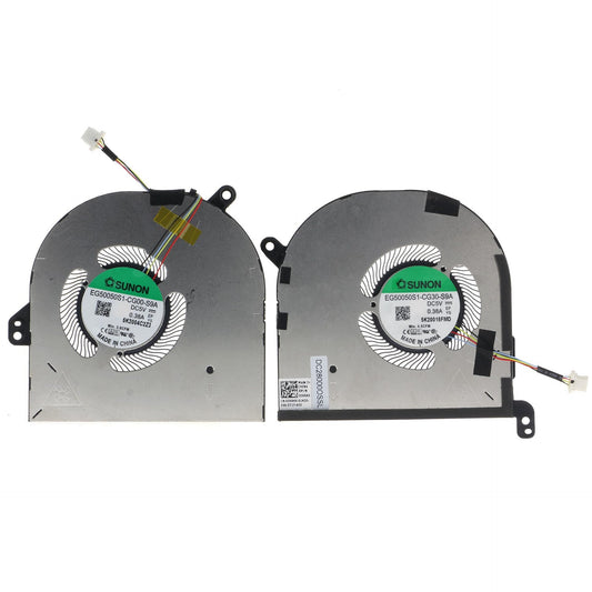 Replacement CPU+GPU Cooling Fan for DELL XPS 15 9500 9510 Precision 5550 0DJH35 009RK6
