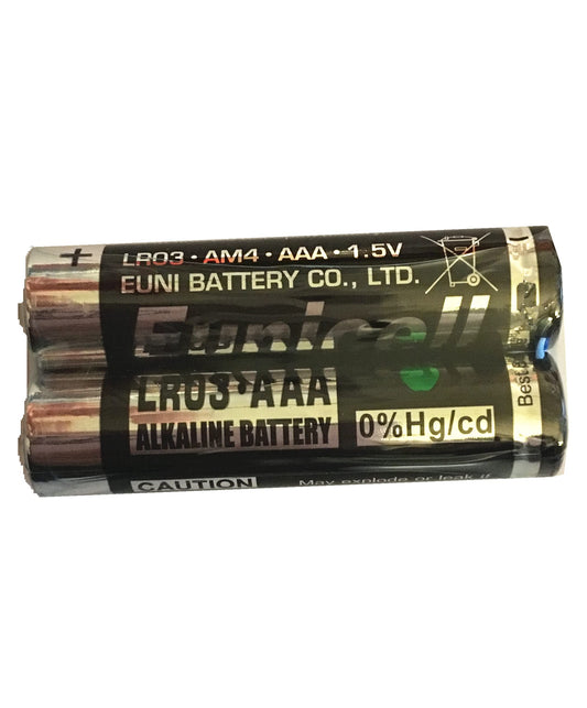 Hillflower 4 Piece AAA LR3 LR03 AM4 MN2400 Bulk 0% Hg 1.5V Ultra Power Alkaline New Battery