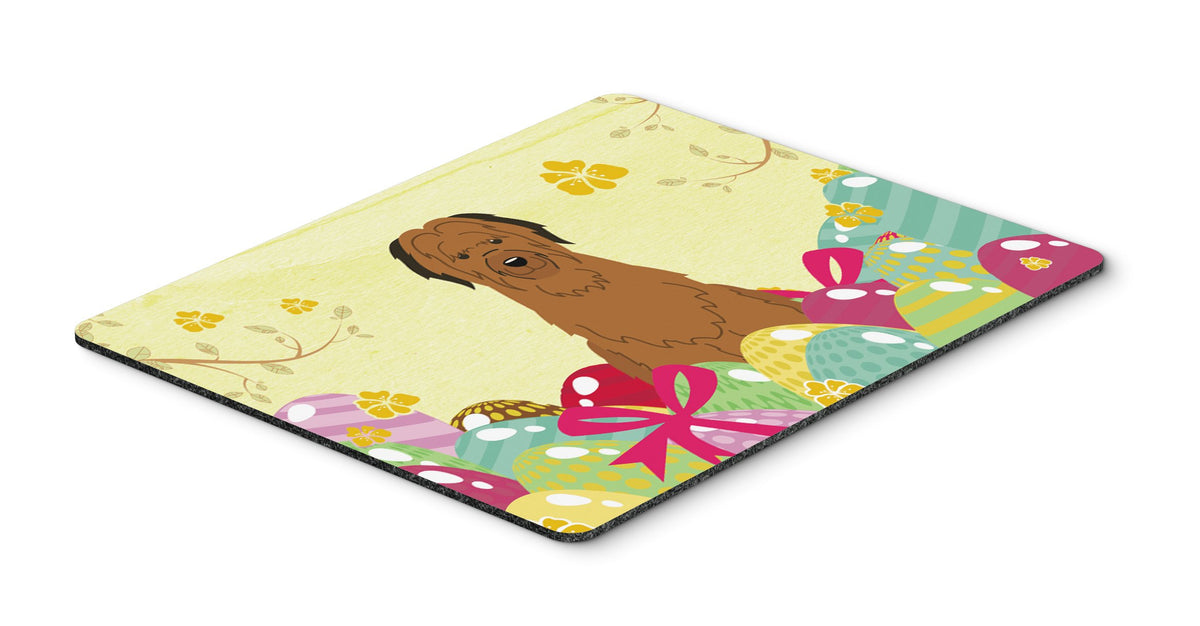Caroline's Treasures BB6082MP Easter Eggs Briard Brown Mouse Pad, Hot Pad or Trivet for Home Office Gaming Working Computers Laptop Mouse Mat,Washable