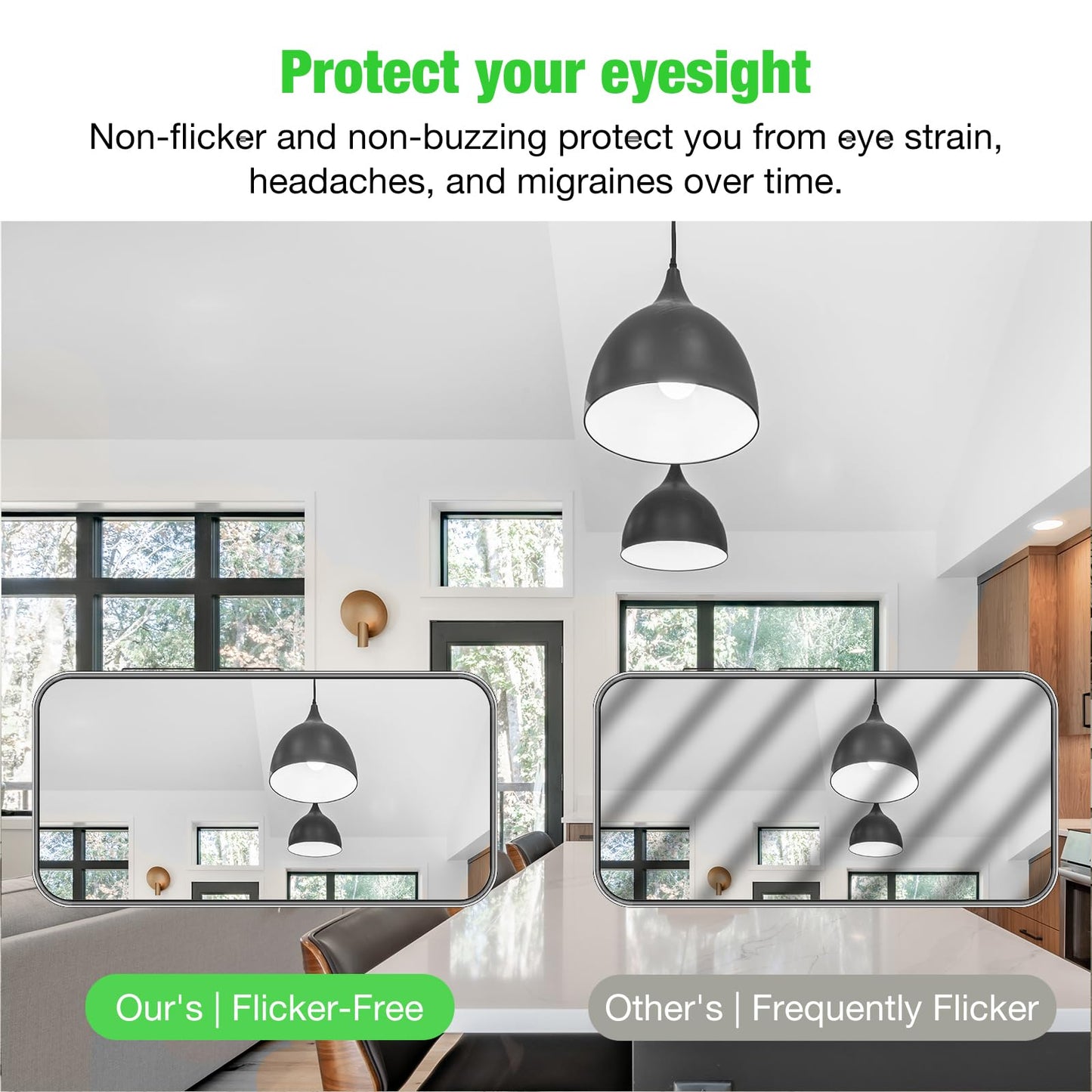 BUBO Ceiling Fan Light Bulbs 60 Watt Equivalent, 5.5W E12 LED Bulb Daylight 5000K, Fan Light Bulb, Small Base LED Light Bulbs 120V, Candelabra Base