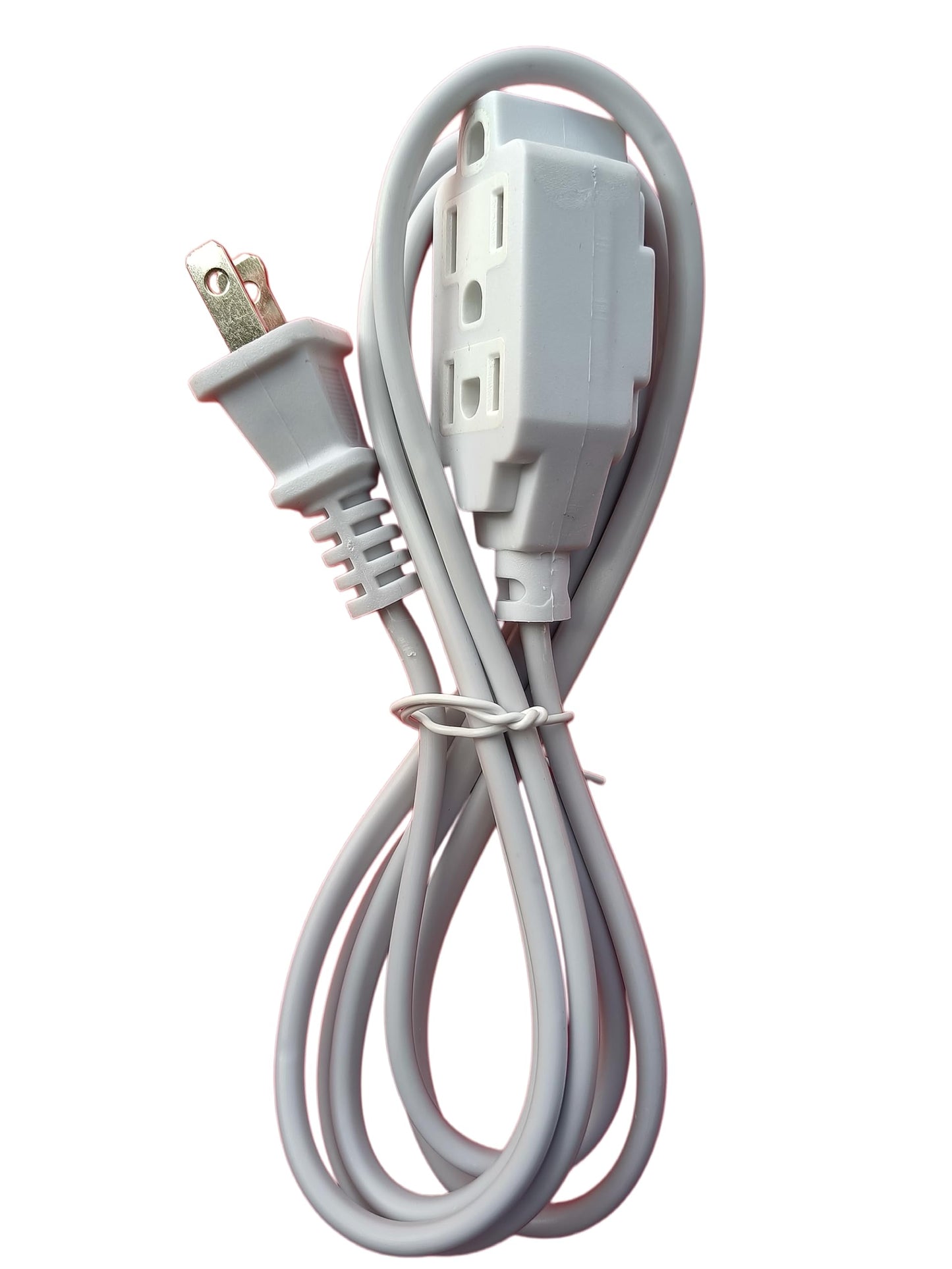 Power Strip,2 Prong Flat pin Plug in,use for Bulb,TV,Mobile Phone Charger,Razor,Fan,Drill,Office,Work,3ft,6ft,9ft,12ft Long Extension Cord