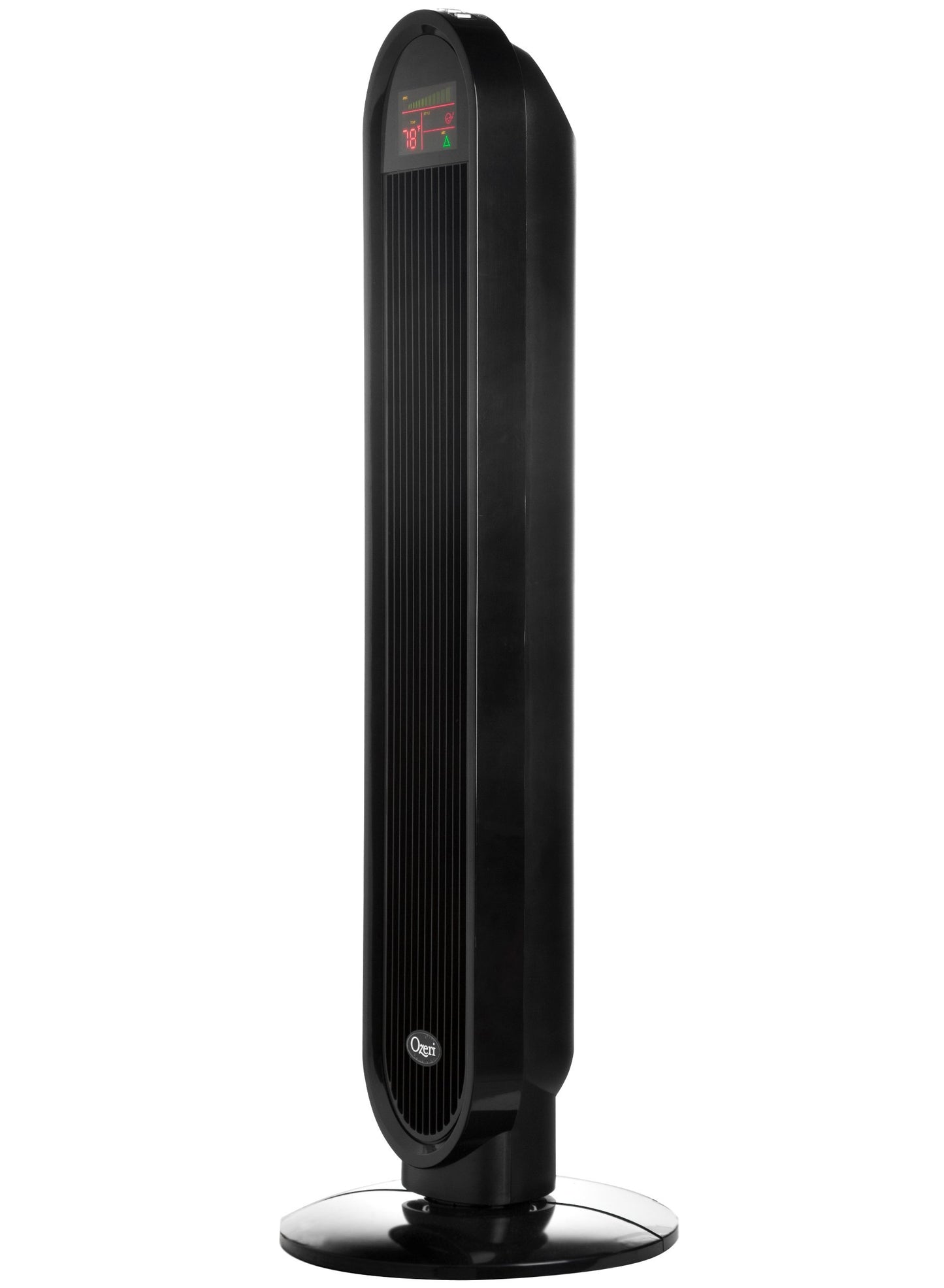 Ozeri 360 Oscillation, Micro-Blade Noise Reduction Technology Tower Fan, Black, Model:OZF5