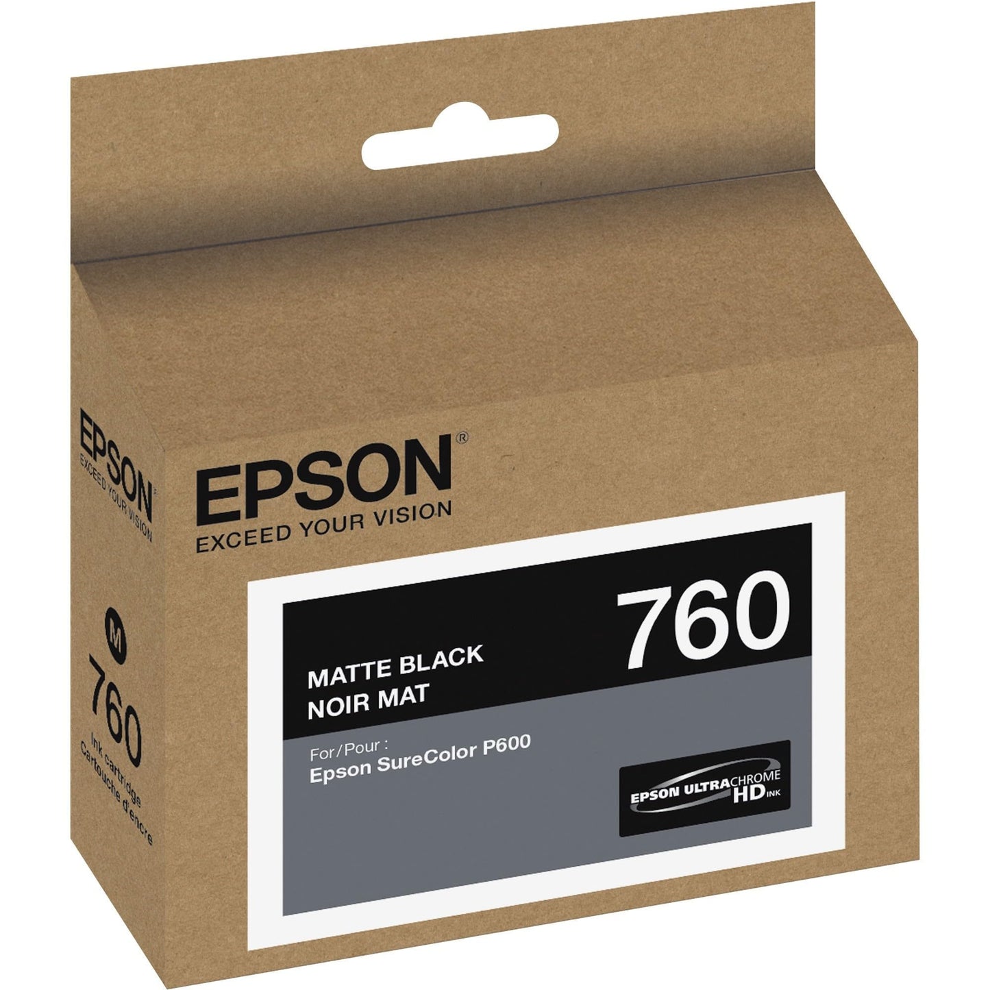 Epson T760820 UltraChrome HD Matte Black Standard Capacity Cartridge Ink