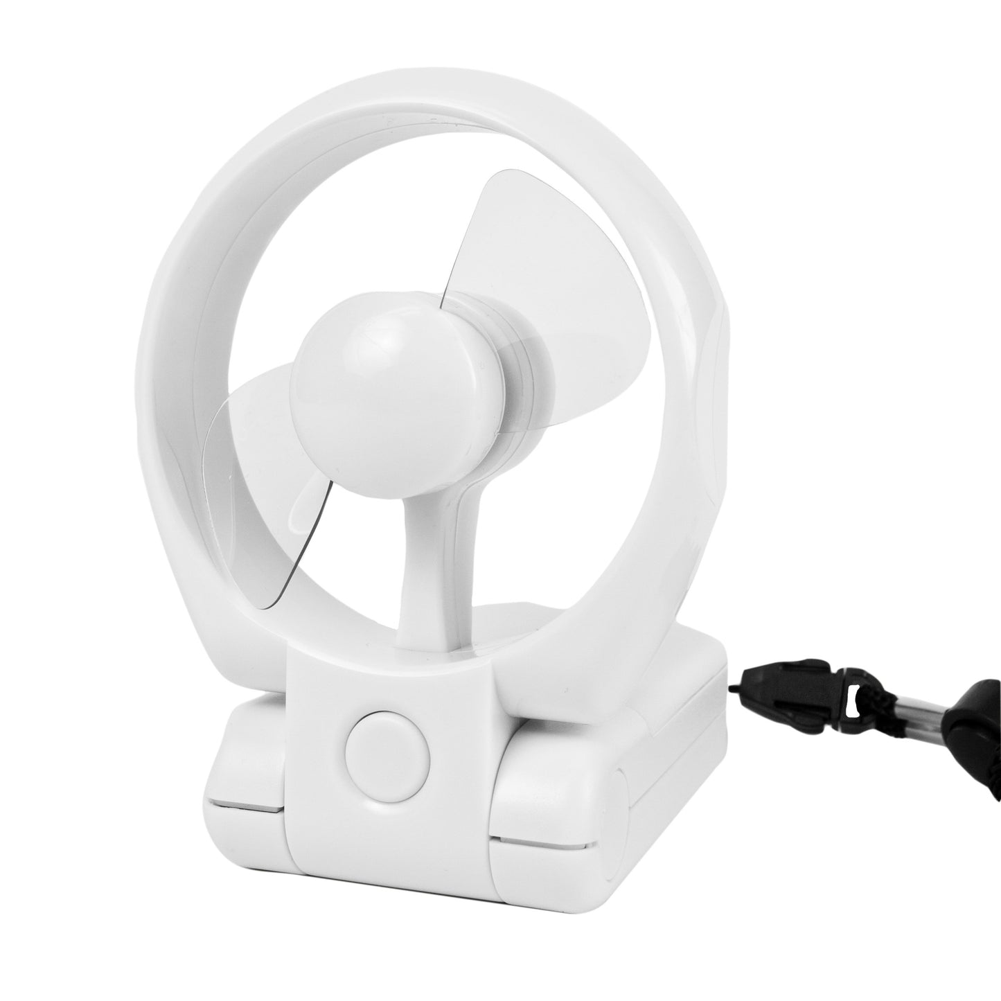 Travelon 3 Speed Personal Folding Fan - White