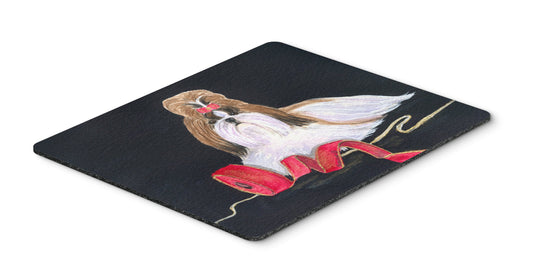 Caroline's Treasures SS8562MP Shih Tzu Mouse Pad, Hot Pad or Trivet for Home Office Gaming Working Computers Laptop Mouse Mat,Washable Large Mousepad