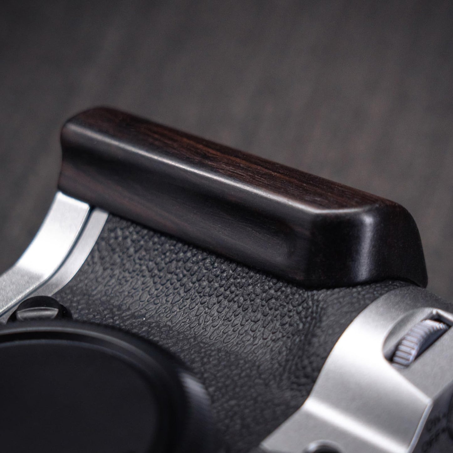 Iborrys L-Shaped Camera Handle ?Compatible with FUJIFILM X-T50 XT50 Camera ?Precious Vintage Solid Wood | Handcrafted by Experienced Artisans (African