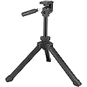 BARSKA AF13270 Heavy Duty Table Top Tripod for Cameras, Binoculars, Spotting Scopes, and More, Black, One Size, Adjustable Height Min-Max: 10.25"