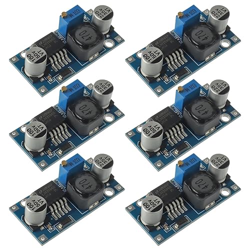 EPLZON LM2596S Buck Converter Buck Module DC-DC 3.2-35V to 1.25-30V 3A Voltage Adjustable Buck Converter Module(Pack of 6 Pcs)