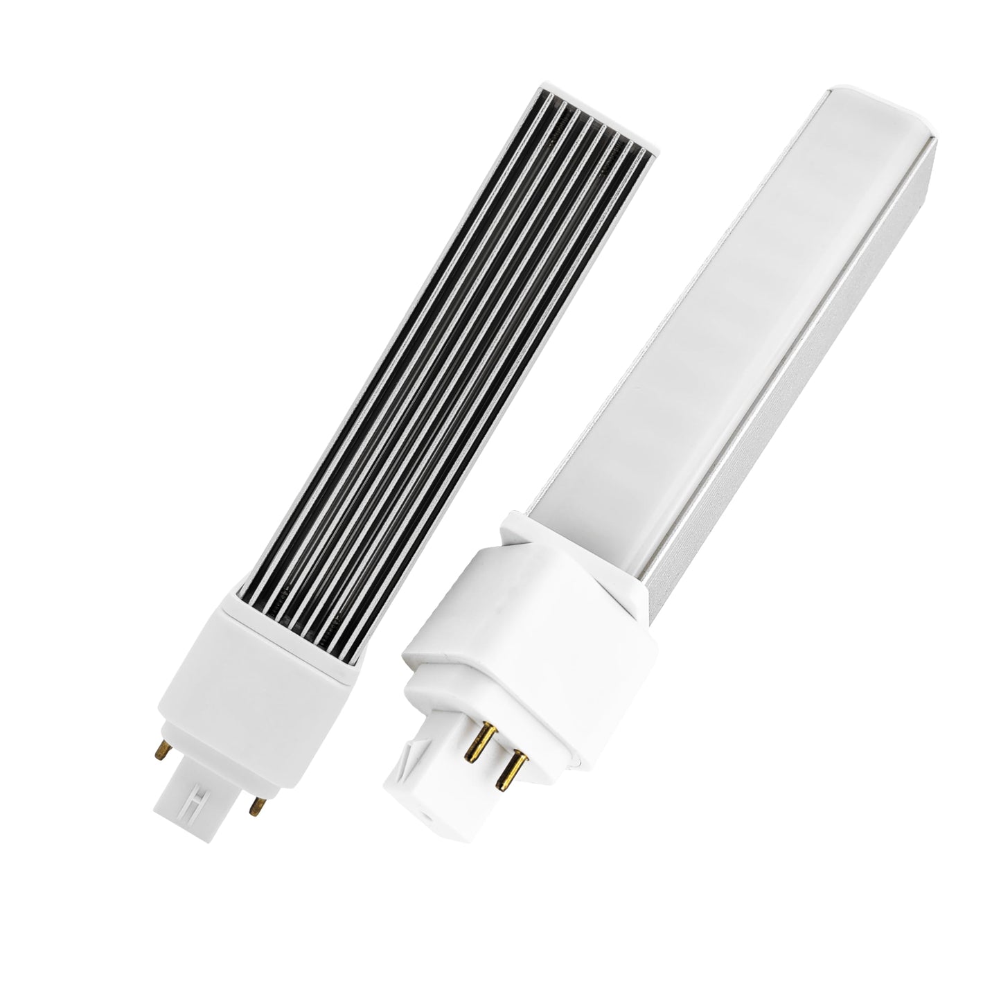 QLEE 9w Gx24q 4-Pin Vertical LED Light Bulb PL-C Retrofit Equivalent CFL 18w G24q-2 G24q-3 990 Lumen 314° Free Rotable Flicker Free Recessed G24q Base