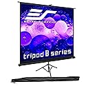 Elite Screens Tripod B, 50-INCH 1:1, Lightweight Pull Up Foldable Stand, Manual, Movie Home Theater Projector Screen, 4K / 8K Ultra HDR 3D Ready, US