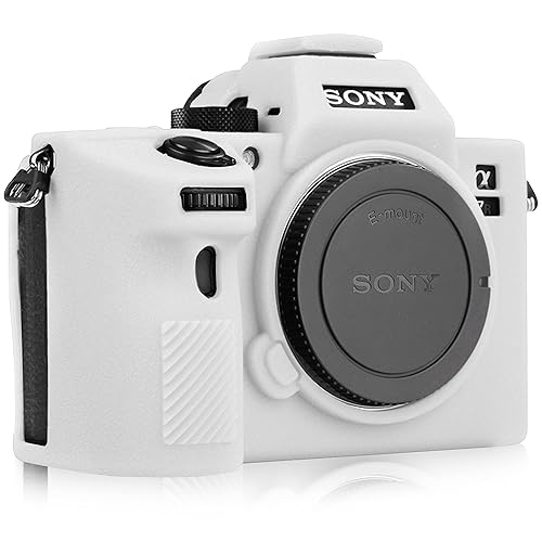 STSEETOP Camera Case Compatible with Sony A7III A7RIII Sony ILCE-7RIII A73 A7R3 - Protective Silicone DSLR Skin Cover, Detachable Cage, Shockproof