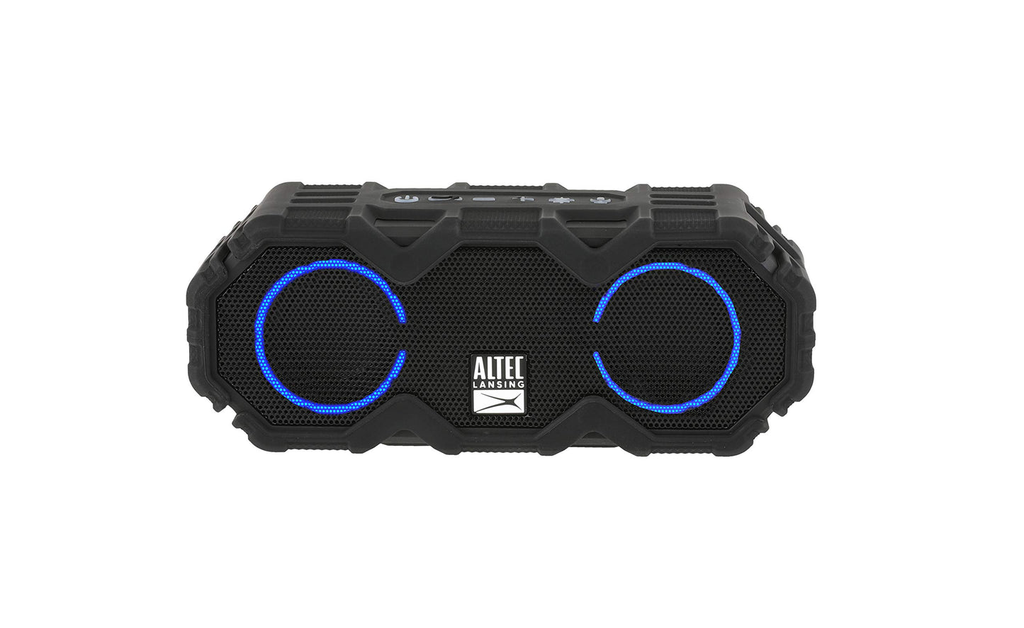 Altec Lansing LifeJacket Mini - Waterproof Bluetooth Speaker with Lights, Portable Wireless Speaker for Pool, Beach, Hiking, Sports, Camping, 16 Hour