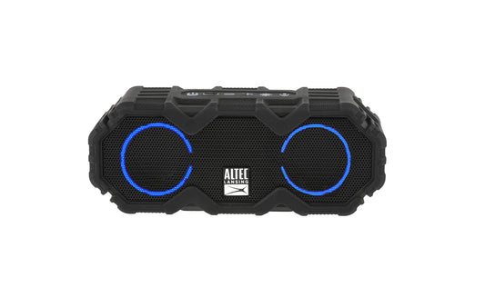 Altec Lansing LifeJacket Mini - Waterproof Bluetooth Speaker with Lights, Portable Wireless Speaker for Pool, Beach, Hiking, Sports, Camping, 16 Hour