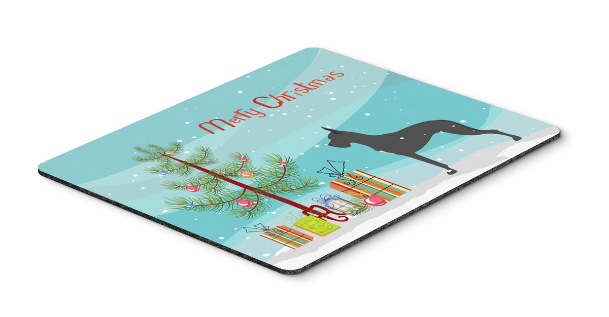 Caroline's Treasures BB2993MP Great Dane Merry Christmas Tree Mouse Pad, Hot Pad or Trivet for Home Office Gaming Working Computers Laptop Mouse