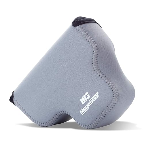 MegaGear MG1957 Ultra Light Neoprene Camera Case Compatible with Sony Alpha 7C, A7 C, A7C II, A7C (18-55mm) - Gray