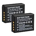 SUGUBU 2-Pack NP-W126/NP-W126S Battery(1600mAh) for Fujifilm X-T100 X-T200 X100F X100V X-S10 X-A3 X-A X-A10 X-E2S X-E3 X-E4 X-H1 X-M1 X-Pro2 X-Pro3