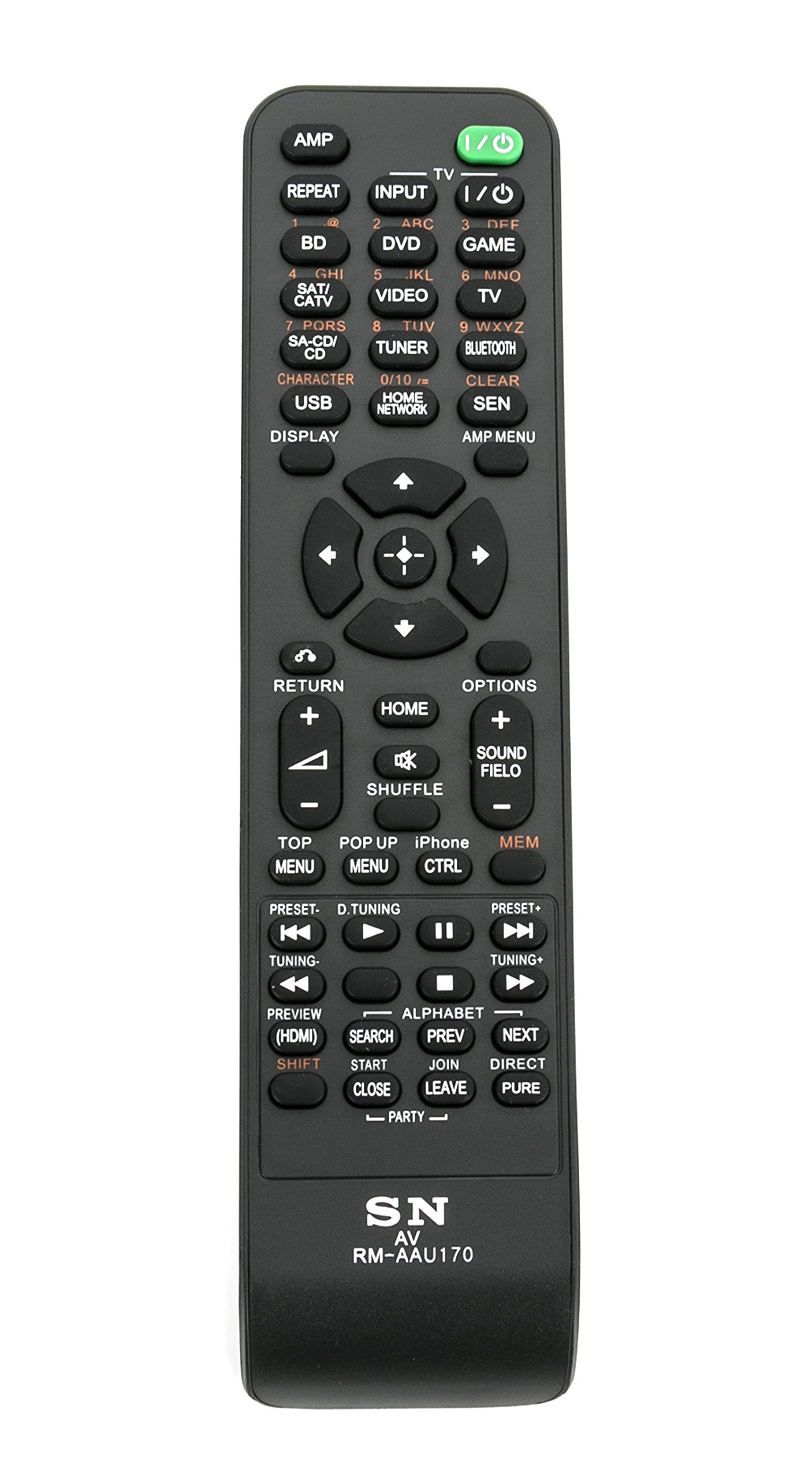 New RM-AAU170 Replaced Remote fit for Sony STR-DN840 STRDN840 Home Theater RMAAU170 149205111