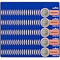 Murata CR2025 Battery DL2025 ECR2025 3V Lithium Coin Cell (100 Batteries)
