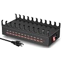 300W Charging Station for Multiple Devices, 24 Ports USB Fast Charging Station, Charger Station Organizer Compatible with Kindle, Phone, Tablet, iPad